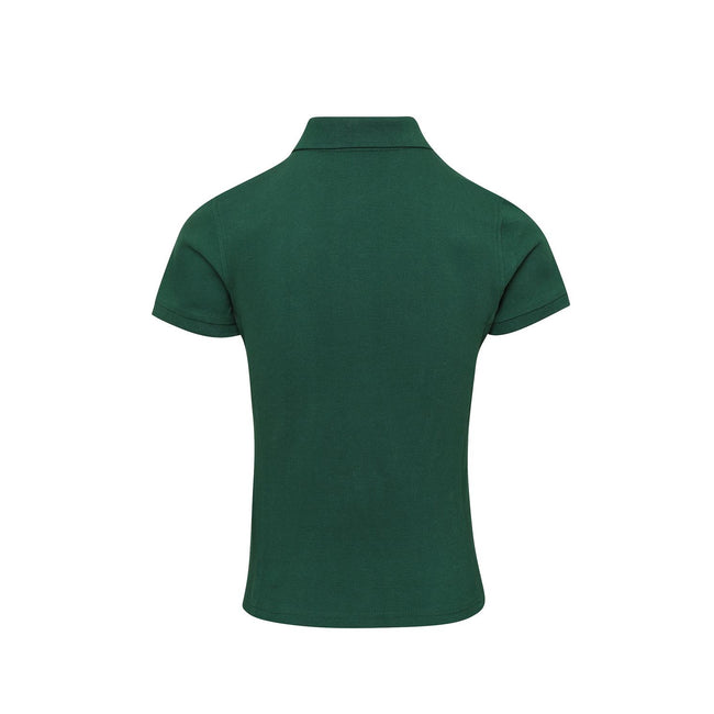 Bottle - Back - Premier Womens-Ladies Coolchecker Plus Piqu Polo With CoolPlus