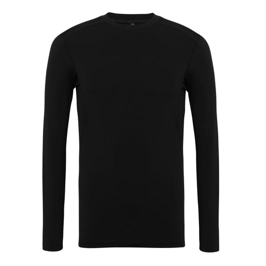 Black - Front - TriDri Mens Performance Baselayer Top