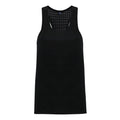 Black - Front - TriDri Womens-Ladies Laser Cut Sleeveless Vest