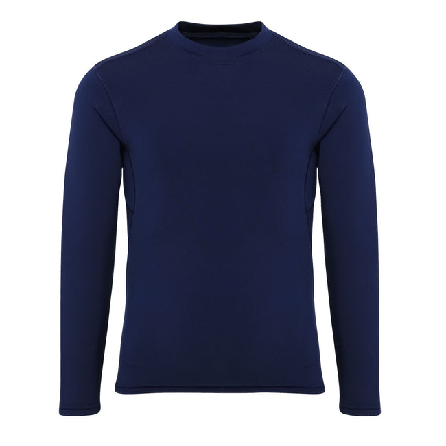 Navy - Front - TriDri Childrens Boys Performance Baselayer Top