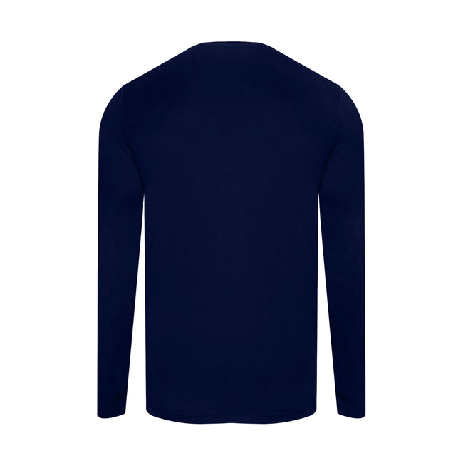 Navy - Back - TriDri Childrens Boys Performance Baselayer Top