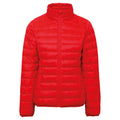 Red - Front - 2786 Womens-Ladies Terrain Long Sleeves Padded Jacket