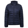 Navy - Front - 2786 Womens-Ladies Terrain Long Sleeves Padded Jacket