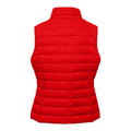 Red - Back - 2786 Womens-Ladies Terrain Sleeveless Padded Gilet