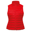 Red - Front - 2786 Womens-Ladies Terrain Sleeveless Padded Gilet
