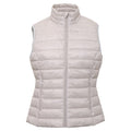 Oyster White - Front - 2786 Womens-Ladies Terrain Sleeveless Padded Gilet
