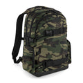 Jungle Camo - Front - BageBase Old School Board Pack Bag