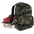 Jungle Camo - Back - BageBase Old School Board Pack Bag