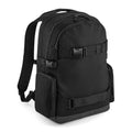 Black - Front - BageBase Old School Board Pack Bag
