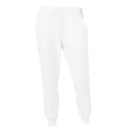 White - Front - Bella + Canvas Unisex Adults Jogger Sweatpants