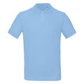 Sky Blue - Front - B&C Collection Mens Inspire Polo Shirt