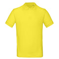 Solar Yellow - Front - B&C Collection Mens Inspire Polo Shirt