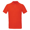 Fire Red - Front - B&C Collection Mens Inspire Polo Shirt