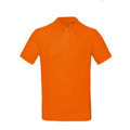 Orange - Front - B&C Collection Mens Inspire Polo Shirt
