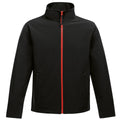 Black-Classic Red - Front - Regatta Standout Mens Ablaze Printable Softshell Jacket