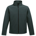 Dark Spruce-Black - Front - Regatta Standout Mens Ablaze Printable Softshell Jacket