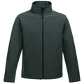 Dark Spruce-Black - Front - Regatta Standout Mens Ablaze Printable Softshell Jacket