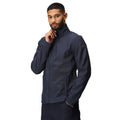 Navy - Side - Regatta Standout Mens Ablaze Printable Softshell Jacket