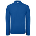 Royal Blue - Front - B&C Collection Mens Long Sleeve Polo Shirt