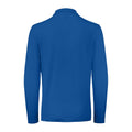 Royal Blue - Back - B&C Collection Mens Long Sleeve Polo Shirt