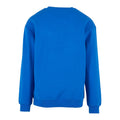 Intense Blue - Back - Build Your Brand Mens Crew Neck Plain Sweatshirt
