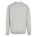 Light Asphalt - Back - Build Your Brand Mens Crew Neck Plain Sweatshirt