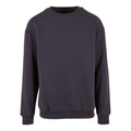Navy - Front - Build Your Brand Mens Crew Neck Plain Sweatshirt