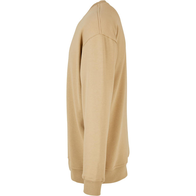 Union Beige - Lifestyle - Build Your Brand Mens Crew Neck Plain Sweatshirt