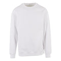 White - Front - Build Your Brand Mens Crew Neck Plain Sweatshirt