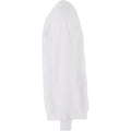 White - Lifestyle - Build Your Brand Mens Crew Neck Plain Sweatshirt