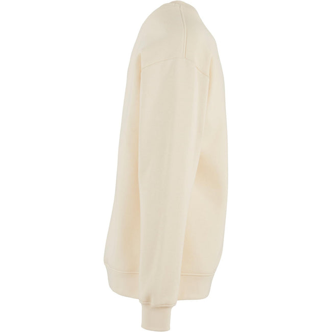 White Sand - Side - Build Your Brand Mens Crew Neck Plain Sweatshirt