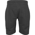 Charcoal - Back - Build Your Brand Mens Terry Shorts