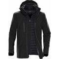 Black-Carbon - Front - Stormtech Mens Matrix System Jacket