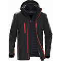 Black-Red - Front - Stormtech Mens Matrix System Jacket