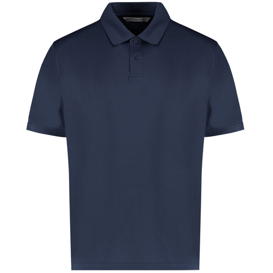Navy - Front - Kustom Kit Mens Cooltex Plus Pique Polo