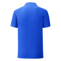 Heather Royal - Back - Fruit Of The Loom Mens Iconic Polo Shirt
