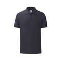 Deep Navy - Front - Fruit Of The Loom Mens Iconic Polo Shirt