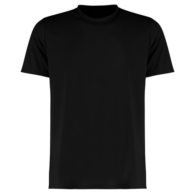 Black - Front - Kustom Kit Mens Cooltex Plus Wicking T-Shirt