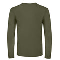Urban Khaki - Back - B&C Mens #E150 Long Sleeve T-Shirt
