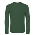 Bottle Green - Back - B&C Mens #E150 Long Sleeve T-Shirt