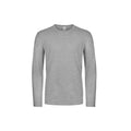 Sport Grey - Front - B&C Mens #E190 Long Sleeve T-Shirt