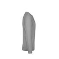 Sport Grey - Side - B&C Mens #E190 Long Sleeve T-Shirt