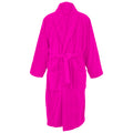 Pink - Front - A&R Towels Adults Unisex Bath Robe With Shawl Collar