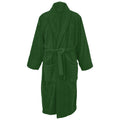 Dark Green - Front - A&R Towels Adults Unisex Bath Robe With Shawl Collar