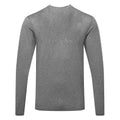 Black Melange - Back - TriDri Mens Long Sleeve Performance T-Shirt