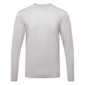 Silver Melange - Front - TriDri Mens Long Sleeve Performance T-Shirt