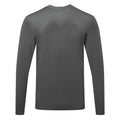 Charcoal - Back - TriDri Mens Long Sleeve Performance T-Shirt
