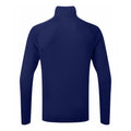 Navy-White - Back - TriDri Mens Long Sleeve Performance Quarter Zip Top
