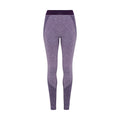 Purple - Front - TriDri Womens-Ladies Seamless 3D Fit Multi Sport Sculpt Leggings
