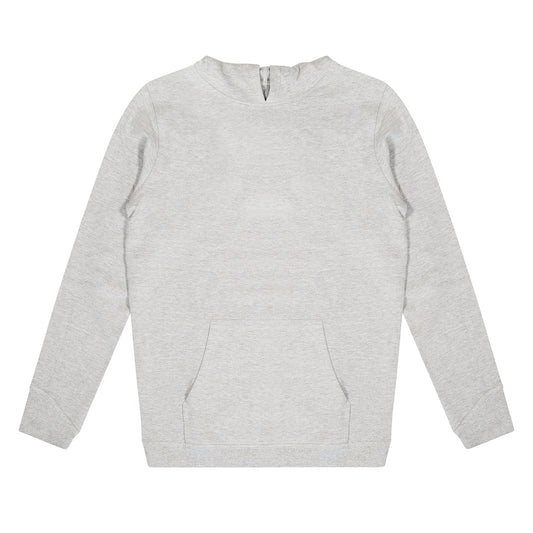 Heather Grey - Front - AWDis Ecologie Adults Unisex Corcovado Organic Hoodie